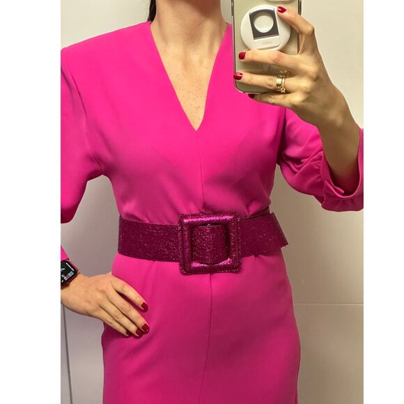 Stunning Fuchsia Pink Dress by IMPERIAL - New Without Tag - Picture 1 of 6